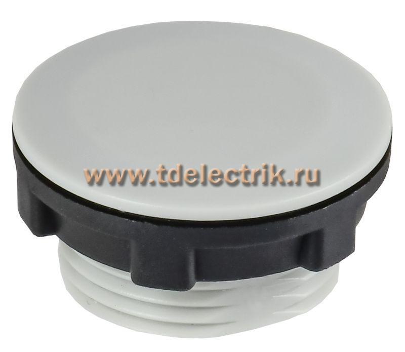 Фотография №1, Заглушка для отверстия 22мм серая MASTER IEK