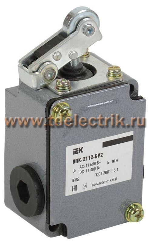 Фотография №1, ВПК-2112-БУ2, рычаг с роликом, IP65, IEK