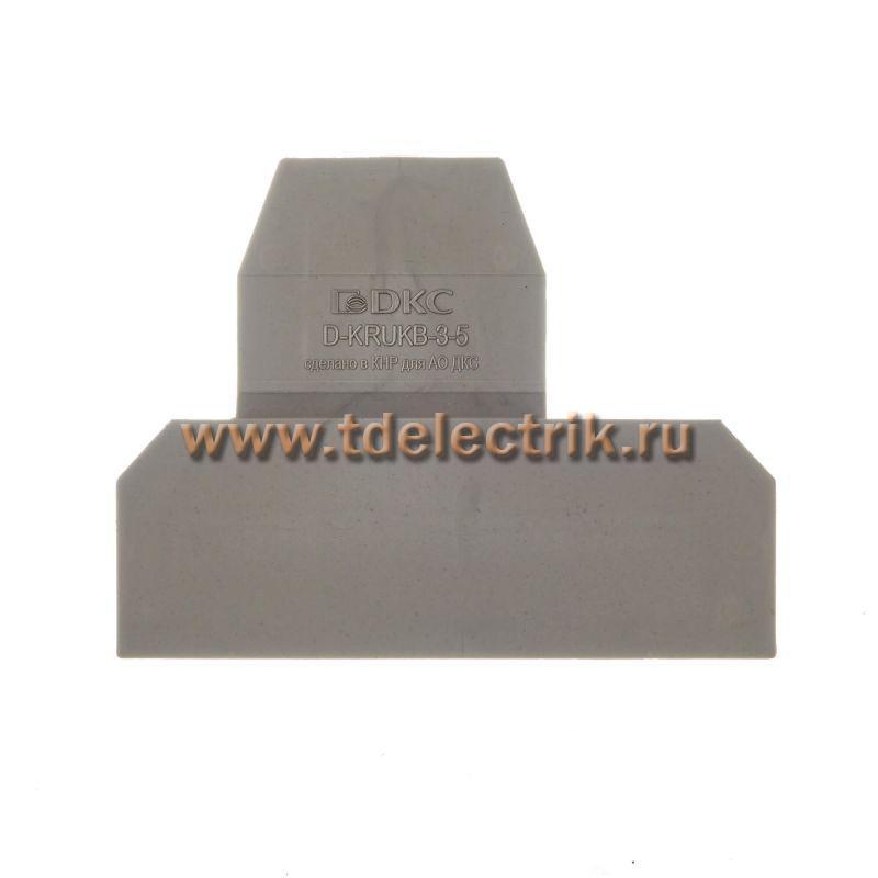 Фотография №1, Изолятор торцевой для клемм KRUKB-3-5