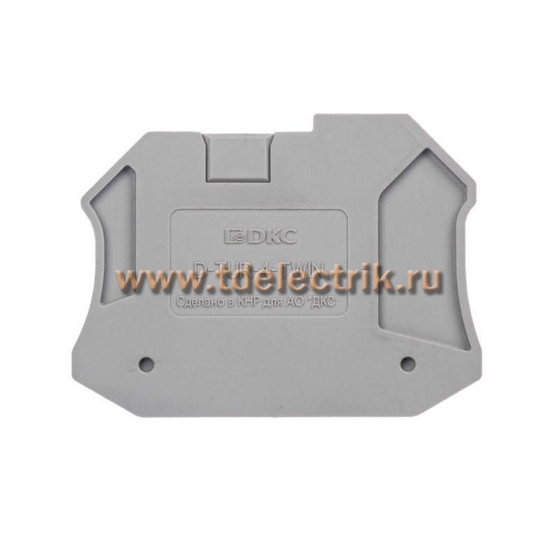 Фотография №1, Изолятор торцевой для клеммы TUR-4-TWIN