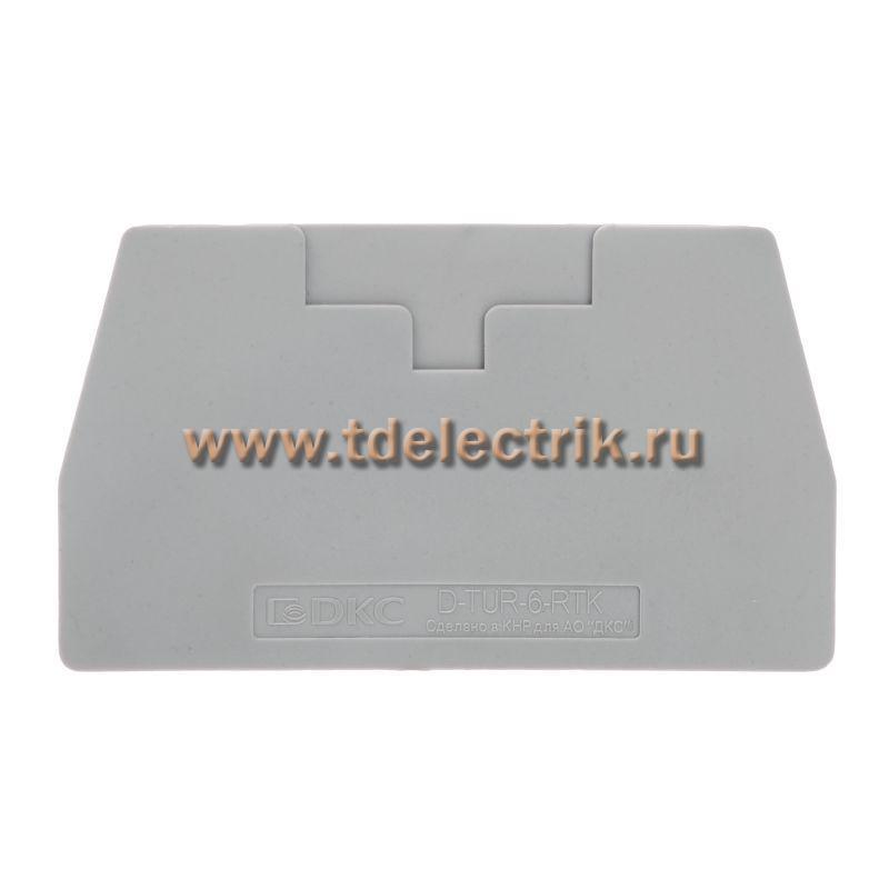 Фотография №1, Изолятор торцевой для клемм TUR-6-RTK-S