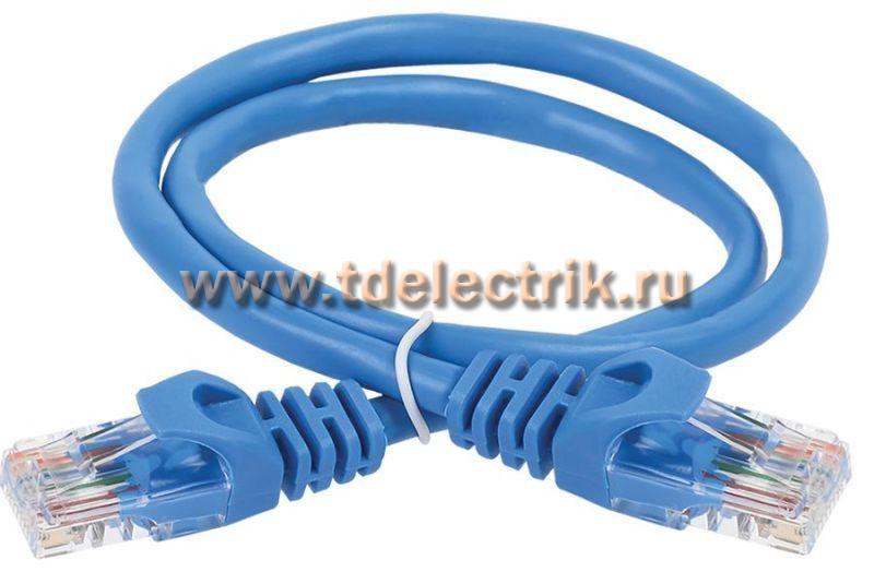 Фотография №1, Коммутационный шнур (патч-корд) кат. 6 UTP PVC 3м синий