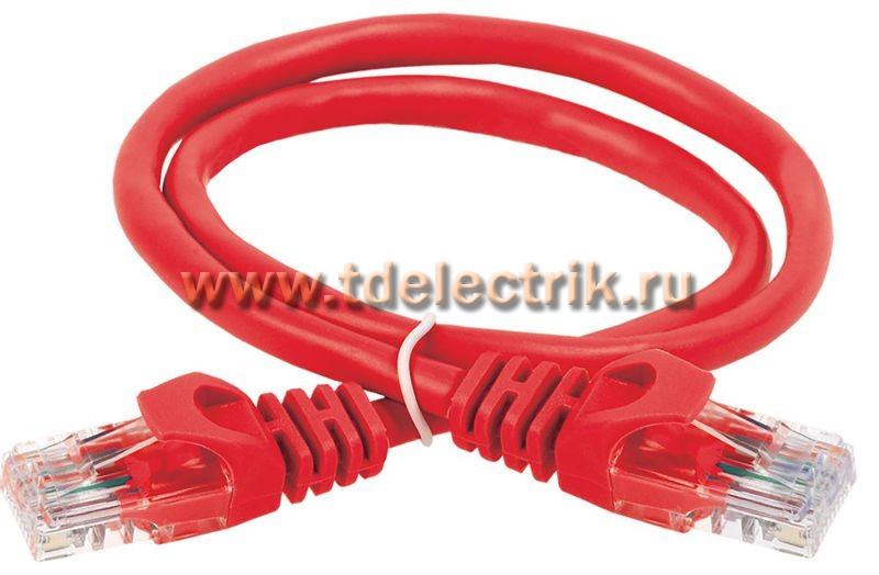 Фотография №1, Коммутационный шнур (патч-корд) кат. 6 UTP LSZH 3м красный