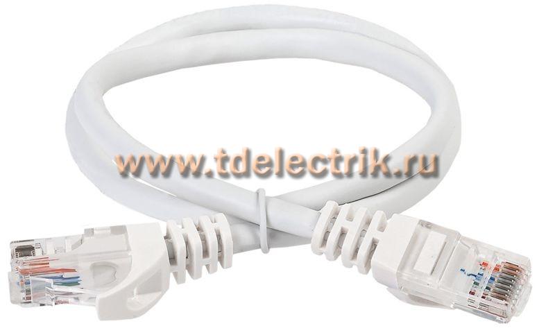 Фотография №1, Коммутационный шнур (патч-корд) кат. 6 UTP PVC 5м белый
