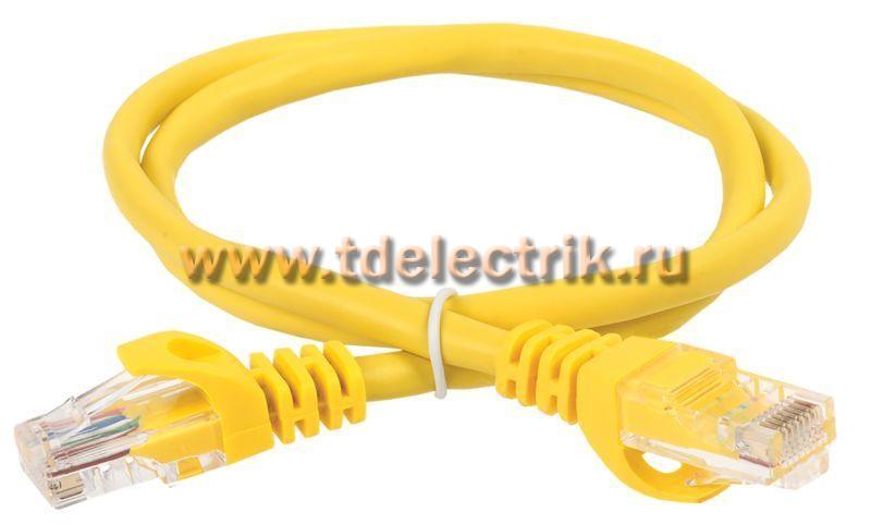Фотография №1, Коммутационный шнур (патч-корд) кат. 6 UTP LSZH 5м жёлтый