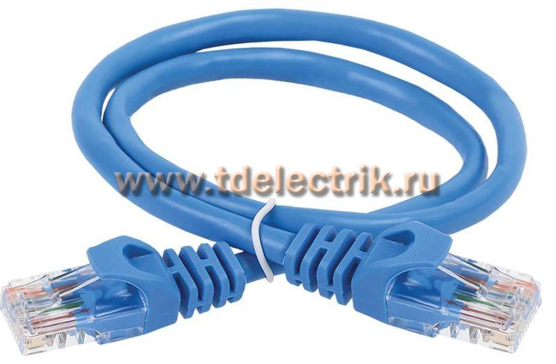 Фотография №1, Коммутационный шнур (патч-корд) кат. 6 UTP LSZH 5м синий