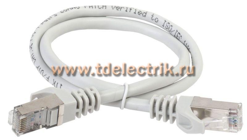 Фотография №1, Коммутационный шнур (патч-корд), кат.6 FTP, LSZH, 0,5м, серый