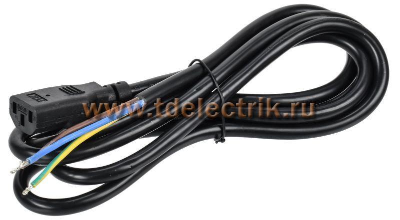 Фотография №1, Кабель электропитания PDU 3х1,5 2М с разъёмом С13-б/р