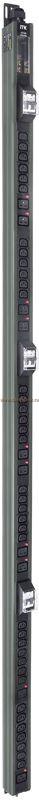 Фотография №1, BASE PDU вертикальный PV1113 45U 3 фазы 32А 38 розеток C13 + 10 розеток C19 с клеммной колодкой и кабелем 6м вилка IEC60309 (промышленная) серый