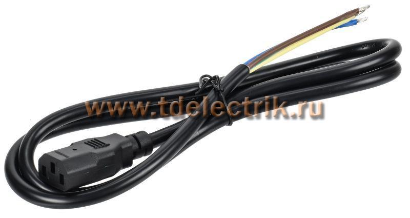 Фотография №1, Кабель электропитания PDU 3х1,5 1М с разъёмом С13-б/р
