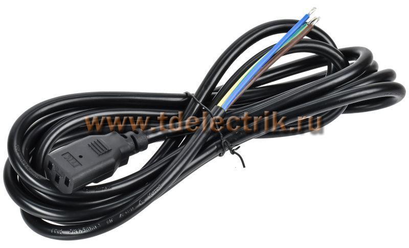 Фотография №1, Кабель электропитания PDU 3х1,5 3М с разъёмом С13-б/р