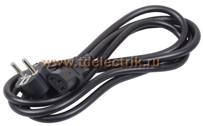 Фотография №1, Кабель электропитания PDU 3х1,5 3М с разъёмами С13-DIN49441 (нем. станд.)