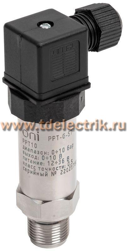 Фотография №1, Преобразователь давления PPT10 0,5% 0-10Бар 0-10В M20 DIN43650 ONI