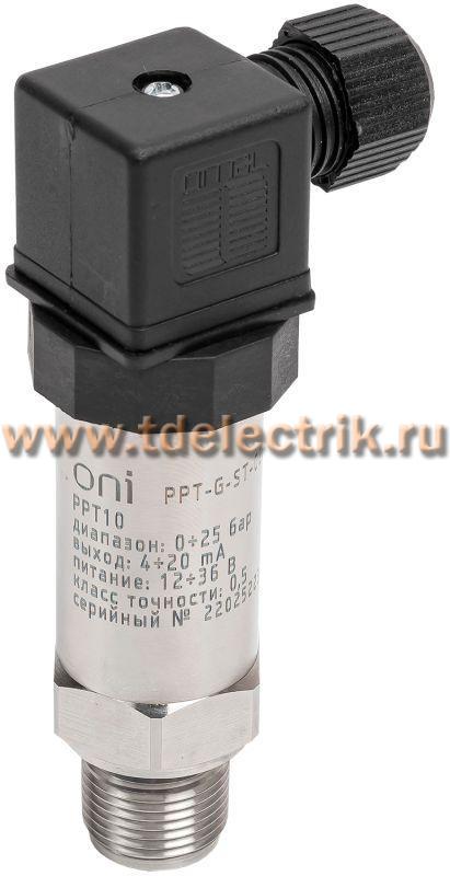 Фотография №1, Преобразователь давления PPT10 0,5% 0-25Бар 4-20мА M20 DIN43650 ONI