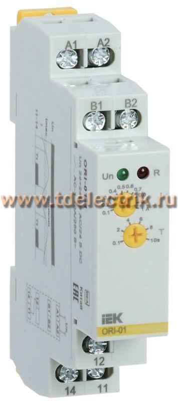 Фотография №1, Реле тока ORI 0,1-1А 24-240В AC/24В DC IEK