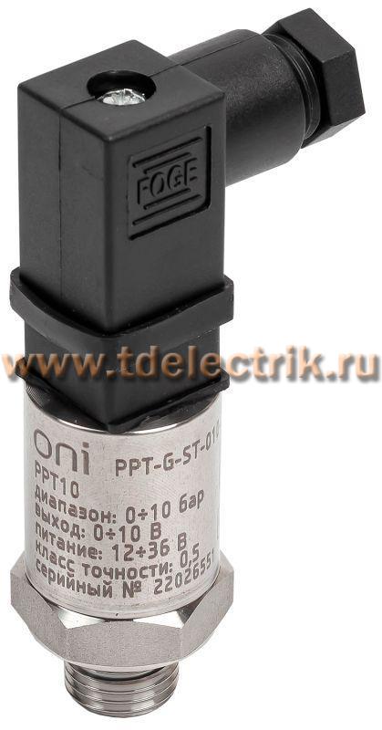 Фотография №1, Преобразователь давления PPT10 0,5% 0-10Бар 0-10В G1/4 Mini 4-pin ONI