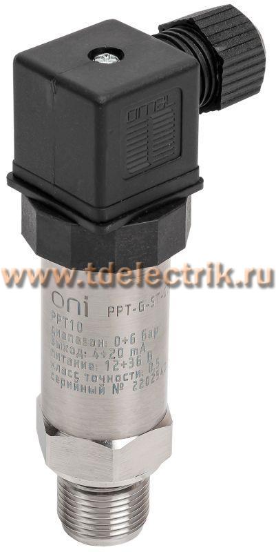 Фотография №1, Преобразователь давления PPT10 0,5% 0-6Бар 4-20мА M20 DIN43650 ONI