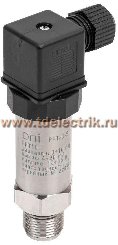 Фотография №1, Преобразователь давления PPT10 0,5% 0-10Бар 4-20мА M20 DIN43650 ONI