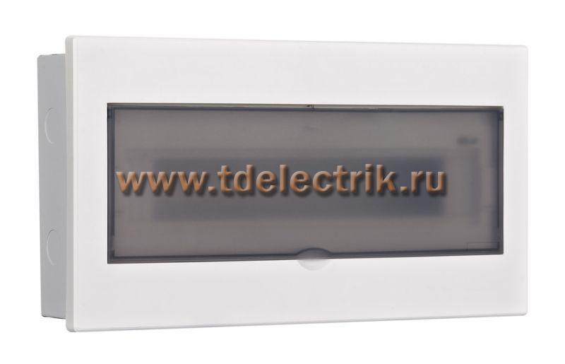 Фотография №1, Корпус встраиваемый прозр. дв. 1 ряд 17 мод. IP41 ЩРВ-М
