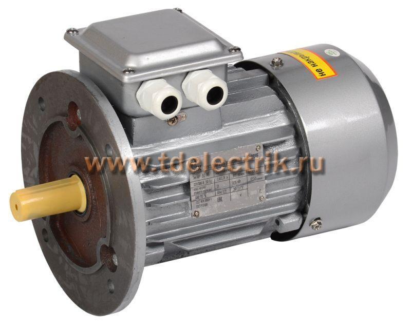 Фотография №1, Электродвигатель АИР DRIVE 3ф АИР 90LA8 380В 0,75кВт 750об/мин 3081 IEK
