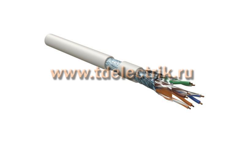 Фотография №1, Hyperline FUTP4-C5E-S24-IN-LSZH-WH-305 (305 м) Кабель витая пара F/UTP категория 5e 4 пары (24 AWG) одножильный(solid) экран - фольга LSZH нг(А)-HF –20°C – +75°C белый - гарантия:15 лет компонентная 25 лет системная