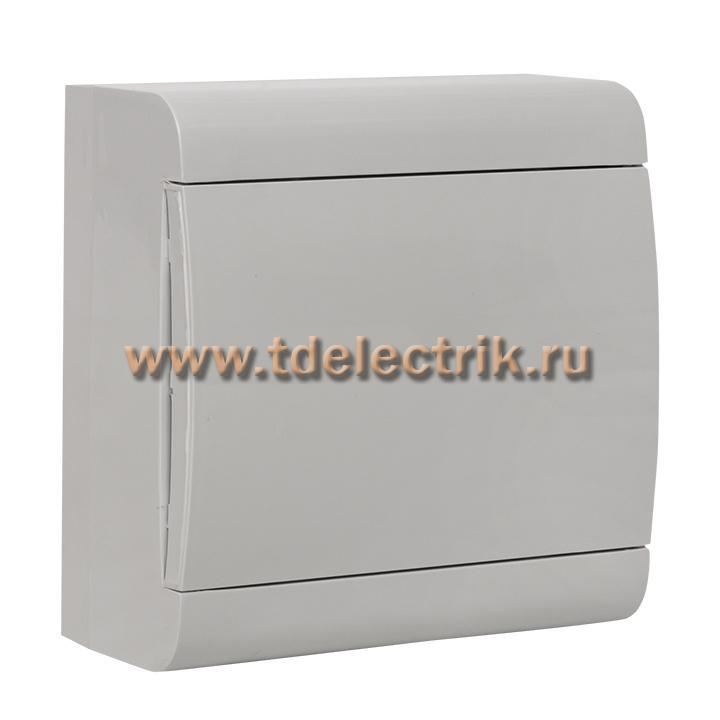 Фотография №1, Щит распределительный ЩРН-П-8 белая дверца IP41 EKF Basic