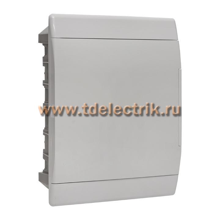 Фотография №1, Щит распределительный ЩРВ-П-24 белая дверца IP41 EKF Basic