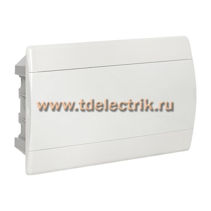 Фотография №1, Щит распределительный ЩРВ-П-18 белая дверца IP41 EKF Basic
