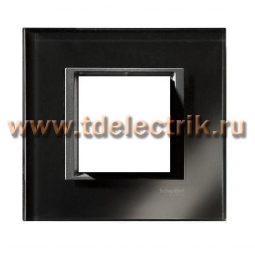 Фотография №1, Рамка Unica Class 1-ая (черное стекло)