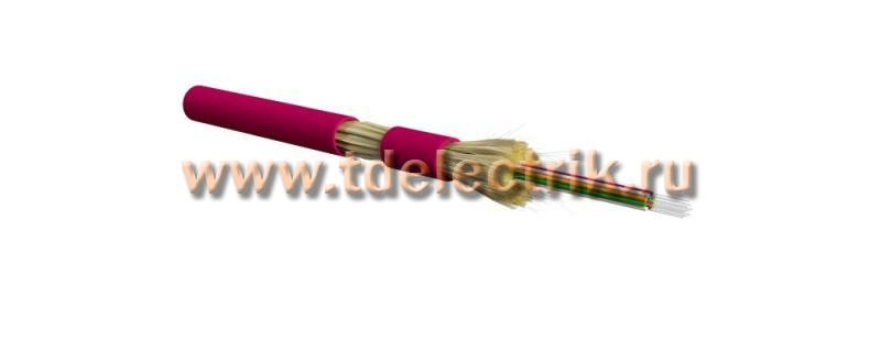 Фотография №1, Hyperline FO-DT-IN-504-16-LSZH-MG Кабель волоконно-оптический 50/125 (OM4) многомодовый, 16 волокон, плотное буферное покрытие (tight buffer), для внутренней прокладки, LSZH, нг(А)-HF, -40°C - +70°C, маджента