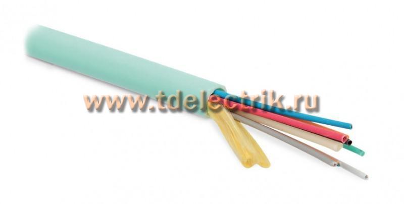 Фотография №1, Hyperline FO-MB-IN-503-16-LSZH-AQ Кабель волоконно-оптический 50/125 (OM3) многомодовый, 16 волокон, безгелевые микротрубки 1.06 мм (micro bundle), для внутренней прокладки, LSZH, нг(А)-HF, -30°C – +70°C, аква