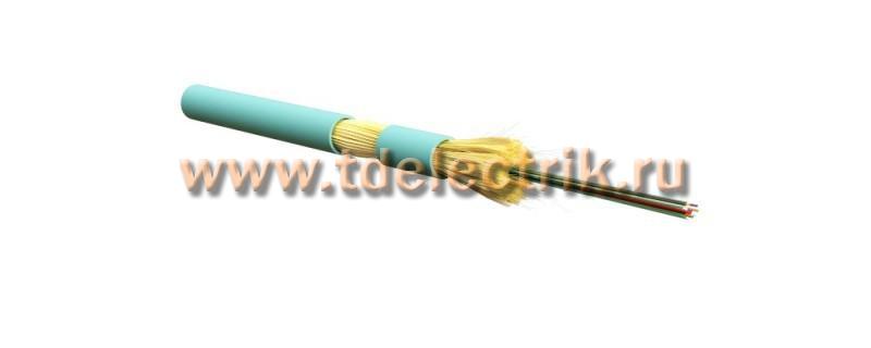 Фотография №1, Hyperline FO-MC3-IN-503-12-LSZH-AQ Кабель волоконно-оптический 50/125 (OM3) многомодовый, для патч-кордов и кабельных сборок с коннекторами MPO/MTP, 12 волокон, для внутренней прокладки, LSZH, нг(А)-HF, 0°C – +70°C, 3.0 мм, аква
