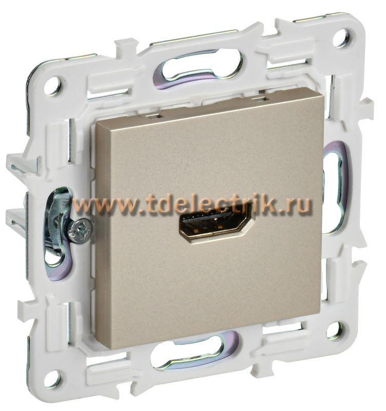 Фотография №1, SKANDY Розетка HDMI SK-H01Sh шамп. IEK