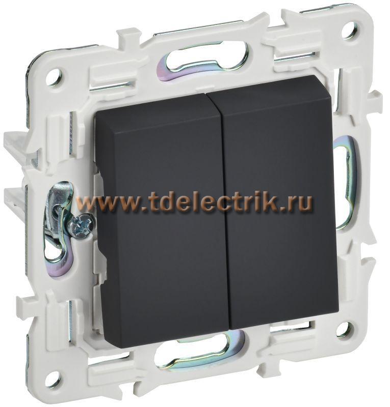 Фотография №1, SKANDY Выключатель 2-кл. прох. 10А SK-V05G граф. IEK