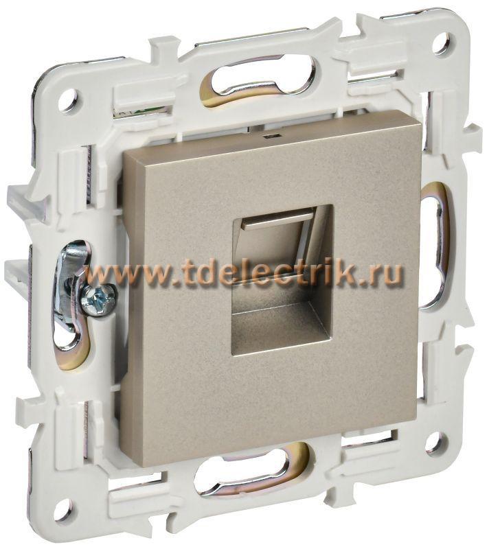 Фотография №1, SKANDY Розетка комп. RJ45 кат.5E SK-K01Sh шамп. IEK