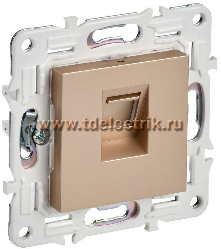 Фотография №1, SKANDY Розетка комп. RJ45 кат.5E SK-K01Sa песоч. IEK