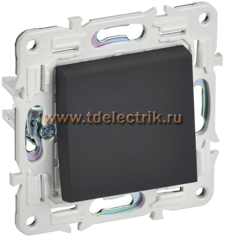 Фотография №1, SKANDY Выключатель 1-кл. прох. 10А SK-V02G граф. IEK