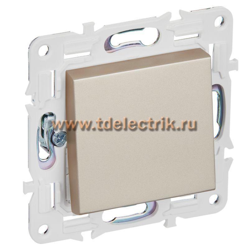 Фотография №1, SKANDY Выключатель 1-кл. перекр. 10А SK-V03Sa песоч. IEK