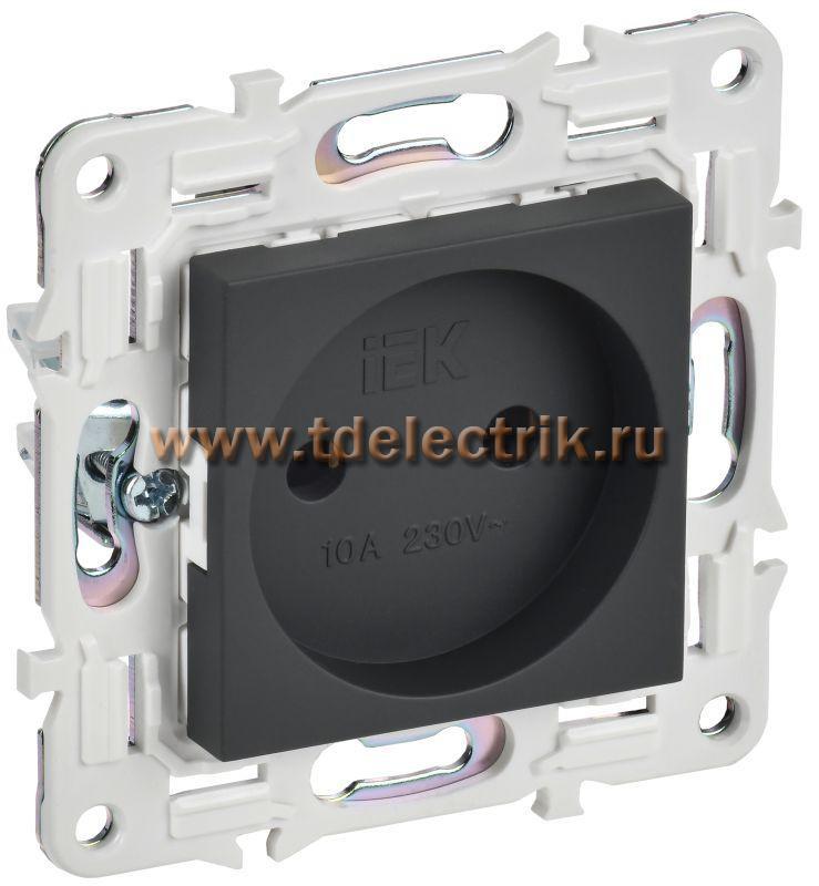 Фотография №1, SKANDY Розетка без з/к/ш 10А SK-R02G граф. IEK