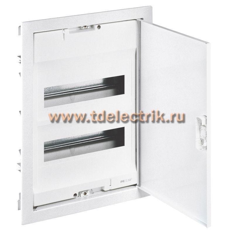 Фотография №1, Щит Nedbox 2х12+4М, встр. (синяя полупр. дверь)