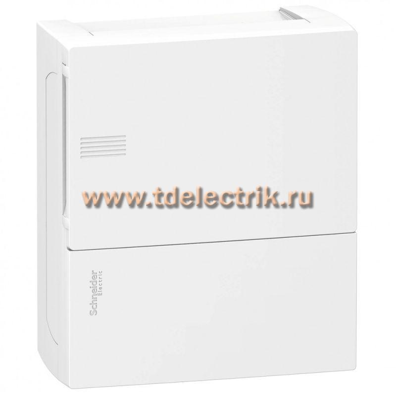 Фотография №1, Бокс Mini Pragma навесн. 1х8 мод. белая дверь, IP40, клеммы