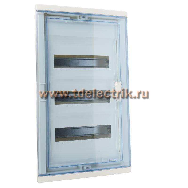 Фотография №1, Щит Nedbox 3х12+6М, встр. (синяя полупр. дверь)