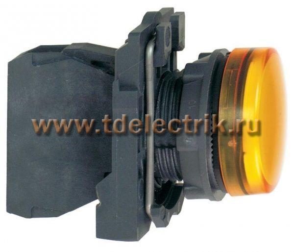 Фотография №1, Сигн. Лампа 22мм 230-240в желтая с диодом (max 480)