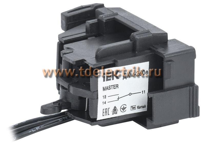 Фотография №1, Контакт дополнит. ДКм-250е (ДКм-35) MASTER эл. р. IEK