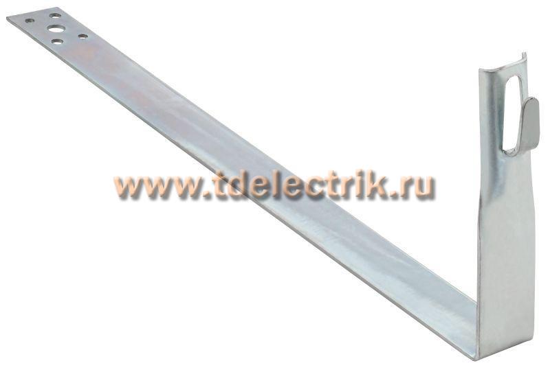 Фотография №1, Держатель проводника кр. 6-8мм чер. кр. L=430мм оц. сталь IEK