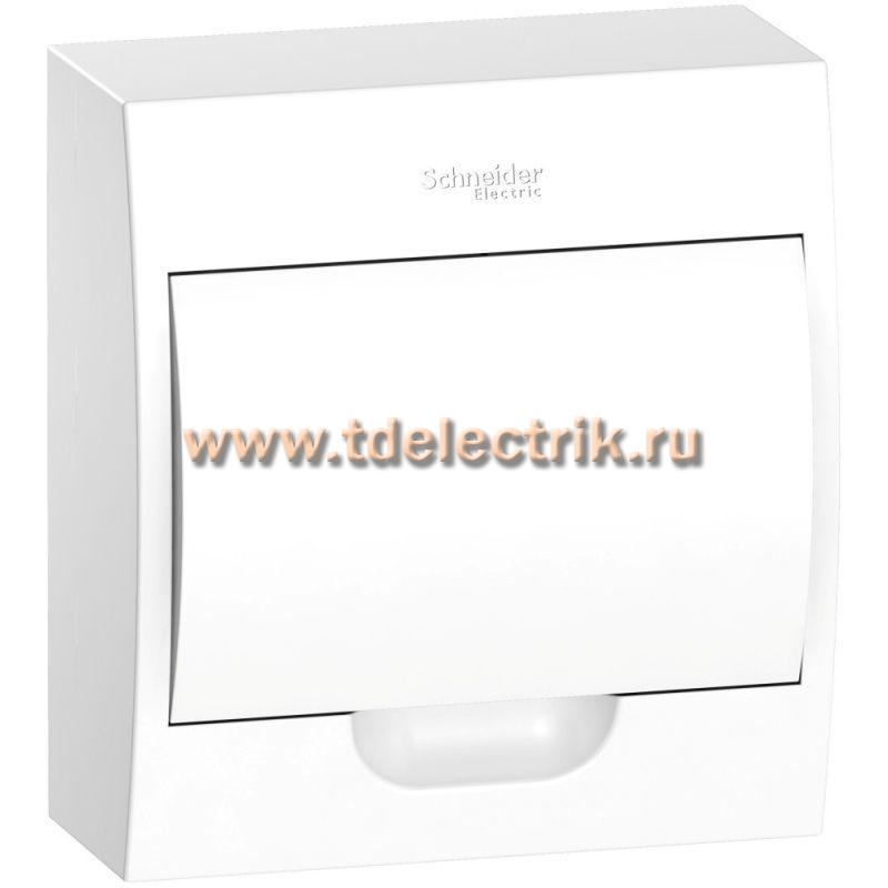 Фотография №1, Бокс навесной 1 ряд/8 мод, дверь белая, IP40 Easy9