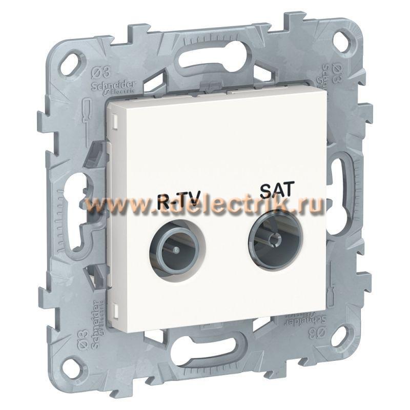 Фотография №1, UNICA NEW розетка R-TV/ SAT, одиночная, белый