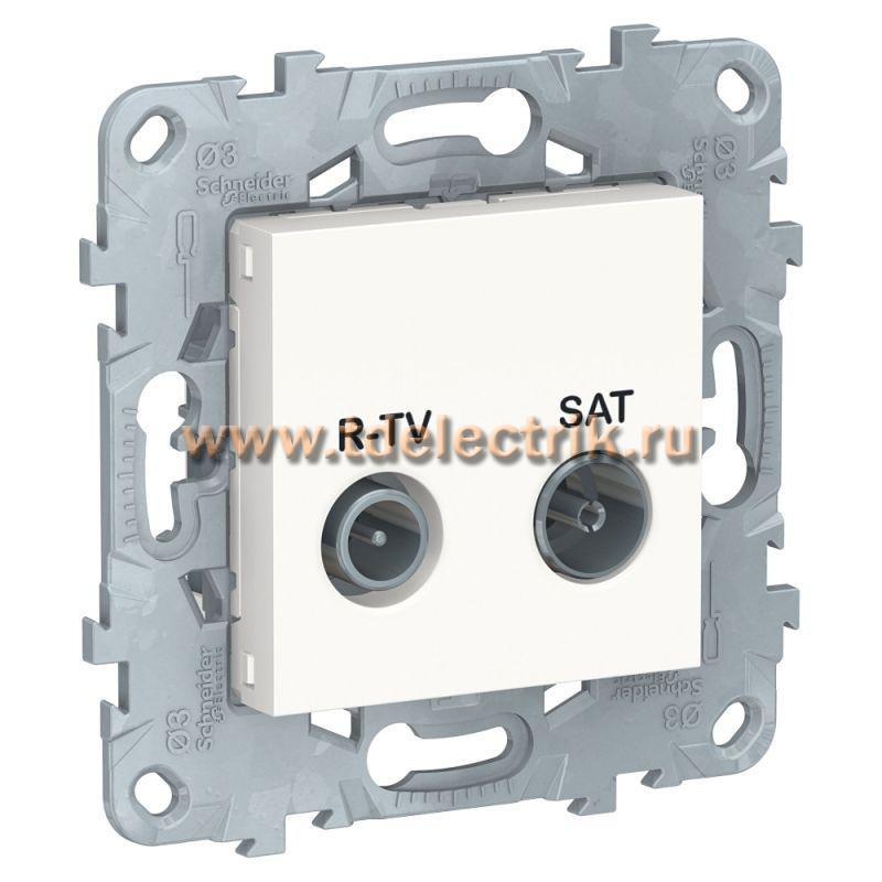 Фотография №1, UNICA NEW розетка R-TV/ SAT, оконечная, белый