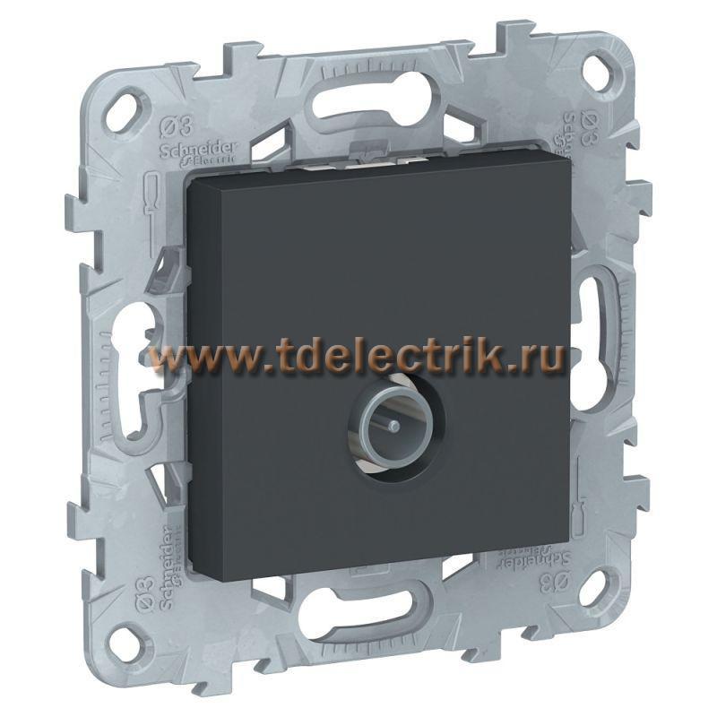 Фотография №1, UNICA NEW розетка TV, оконечная, антрацит