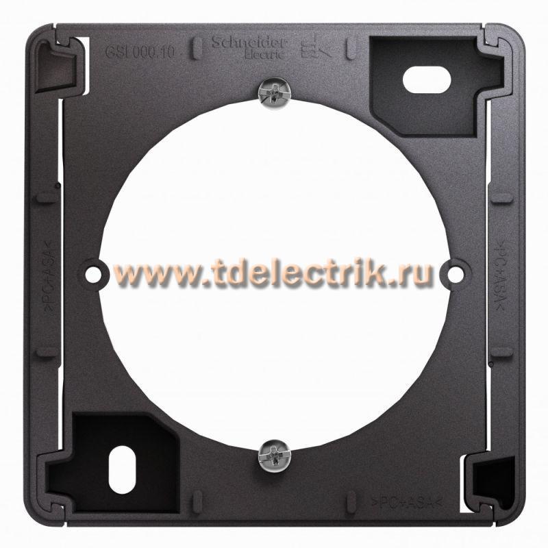 Фотография №1, GLOSSA КОРОБКА для наружного монтажа ГРАФИТ